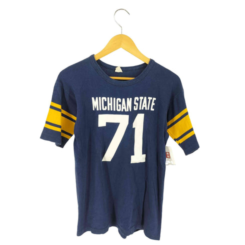 チャンピオン Champion カレッジ ナンバリング71 両面プリント クルーネック Tシャツ メンズ LARGE