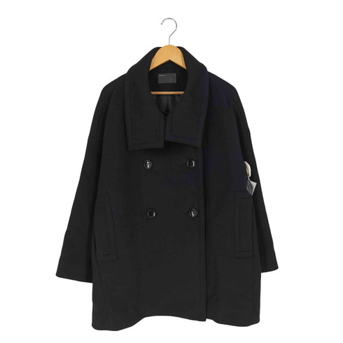 ノーブル Noble 23AW スタンドカラーオーバーコート レディース
