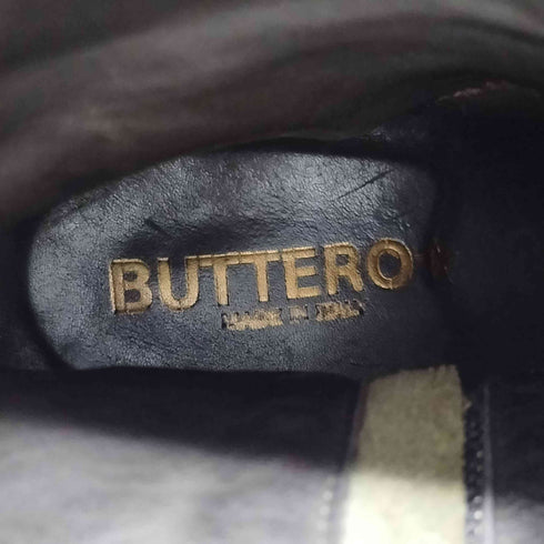ブッテロ BUTTERO サイドジップ スエード ブーツ メンズ JPN:42