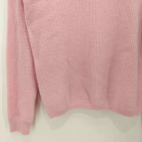 グランヤージュ Granyage カシミヤ ワッフル クルーネック ニット レディース 38