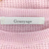 グランヤージュ Granyage カシミヤ ワッフル クルーネック ニット レディース 38
