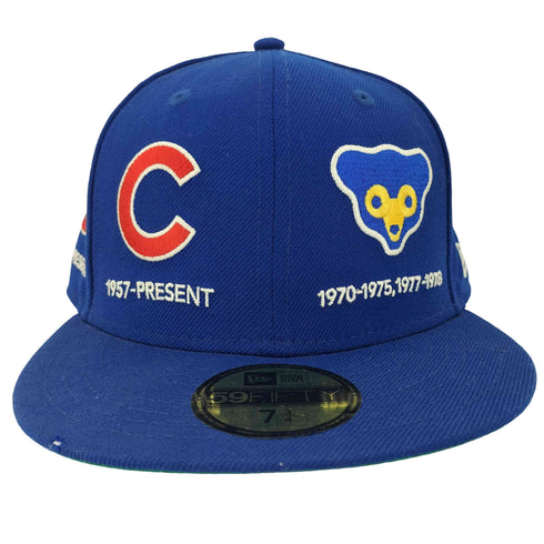 ニューエラ NEW ERA 歴代チームロゴ刺繍 59FIFTY ベースボールキャップ メンズ 7 3/4