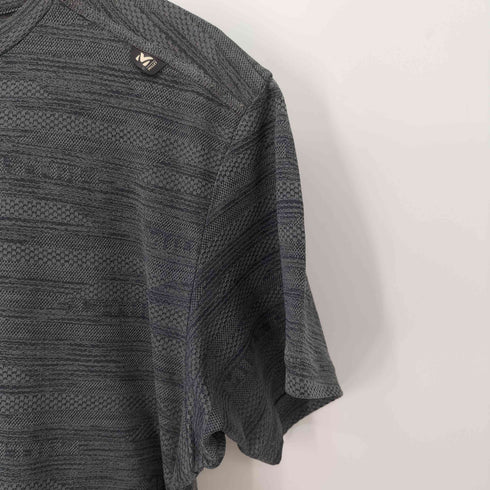 ミレー MILLET メッシュ クルー ショートスリーブ メンズ import:L