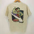 オニータ ONEITA 90S USA製 両面プリント サーフ クルーネックTシャツ メンズ import:M