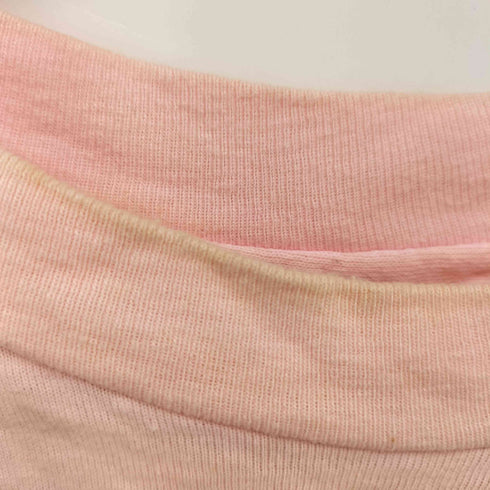 ヘインズ Hanes 90S USA製 フロント プリント カレッジ 半袖 Tシャツ メンズ import:L