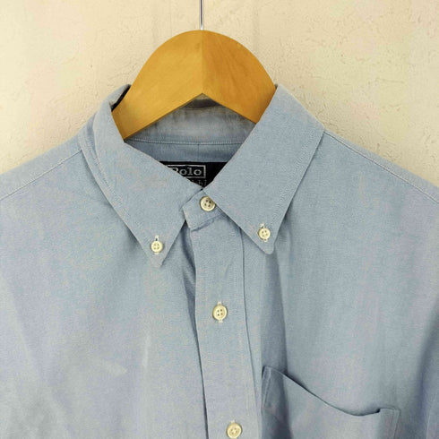 ポロバイラルフローレン Polo by RALPH LAUREN THE BIG FIT L/S BD サイドスモールポニー刺繍シャツ メンズ import:M