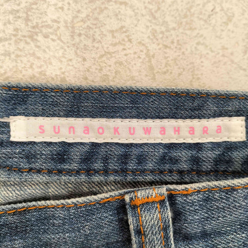 スナオクワハラ sunaokuwahara デニムサルエルショートパンツ レディース M