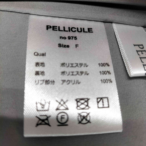 PELLECULE フリンジデザインジップブルゾン レディース