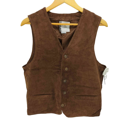 RED SKINS ピグスキン スエード ベスト シンチバック メンズ import:XL