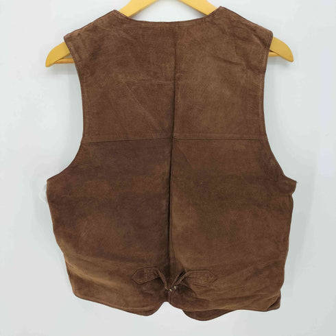 RED SKINS ピグスキン スエード ベスト シンチバック メンズ import:XL