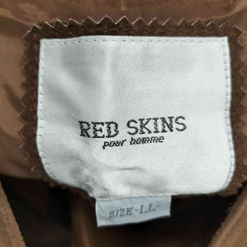 RED SKINS ピグスキン スエード ベスト シンチバック メンズ import:XL