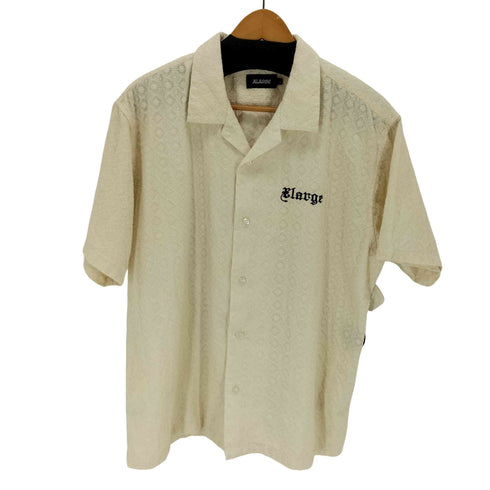 エクストララージ XLARGE EMBROIDERED S/S LACE SHIRT メンズ JPN:L