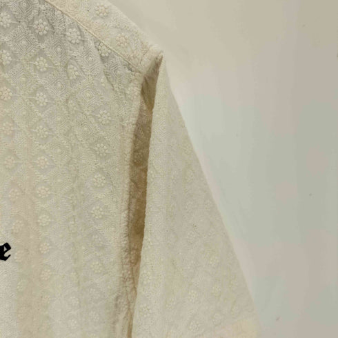 エクストララージ XLARGE EMBROIDERED S/S LACE SHIRT メンズ JPN:L