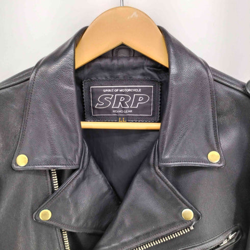 SPIRIT OF MOTORCYCLE / SPR 牛革 カウハイド ダブル ライダースジャケット メンズ JPN:XL