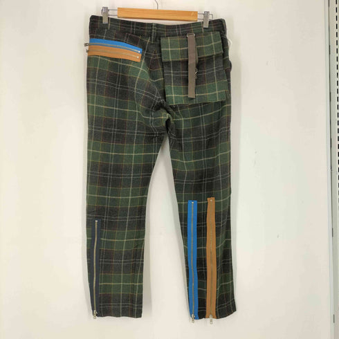 アンダーカバー UNDERCOVER 19SS ウールチェックボンテージパンツ メンズ 5