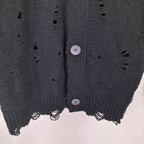 ザラ ZARA ダメージ加工 カーディガン メンズ L-XL