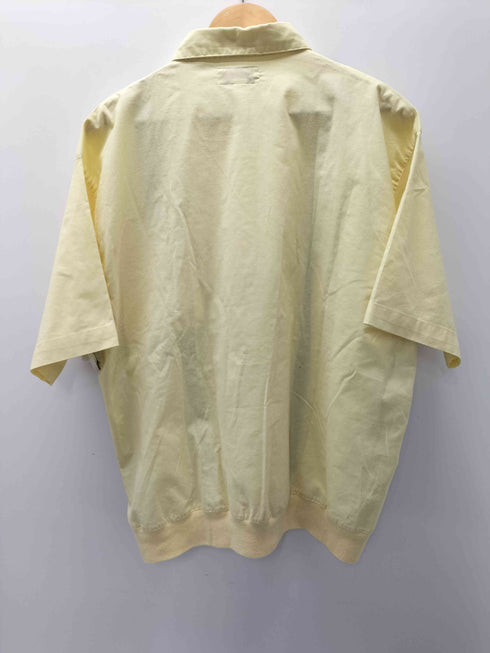 Casual Joe 90S ハーフボタン マルチストライプ 切替 S/S シャツ メンズ import:XL
