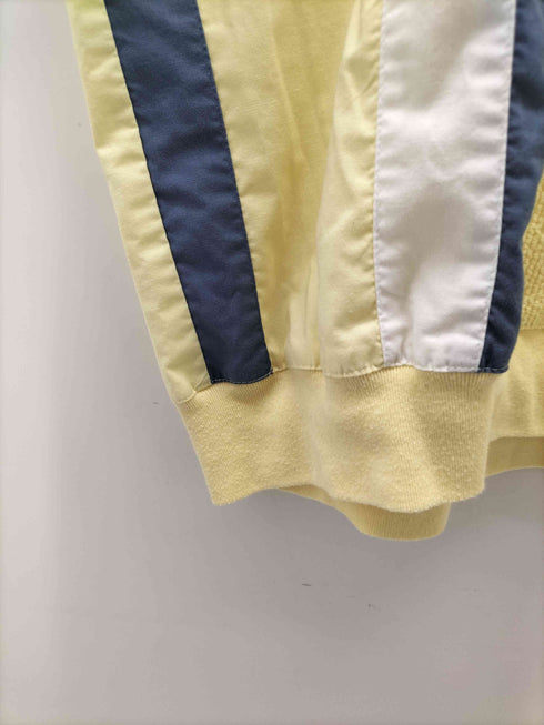 Casual Joe 90S ハーフボタン マルチストライプ 切替 S/S シャツ メンズ import:XL