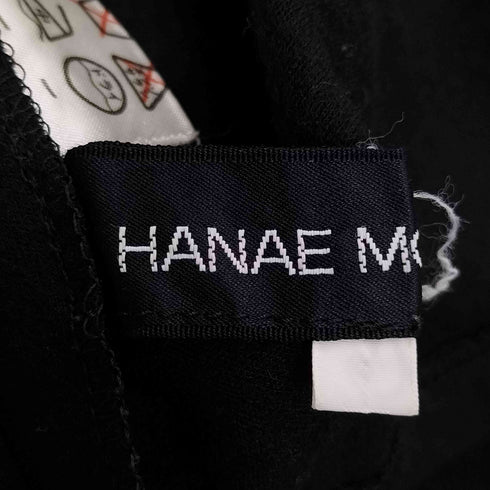ハナエモリ HANAE MORI ウール パフスリーブ タートルチュニック レディース