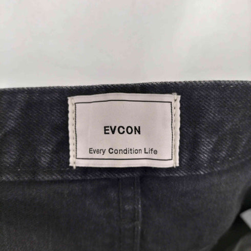 エビコンエブリコンディションライフ EVCON Every Condition Life ブラックデニムパンツ メンズ
