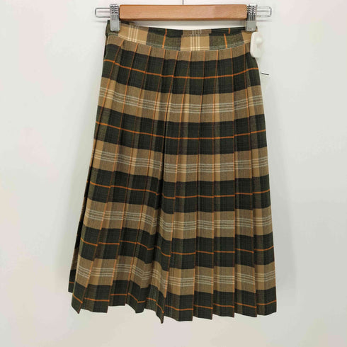 ザスコッチハウス The Scotch House チェック ウール プリーツスカート レディース 7Y1