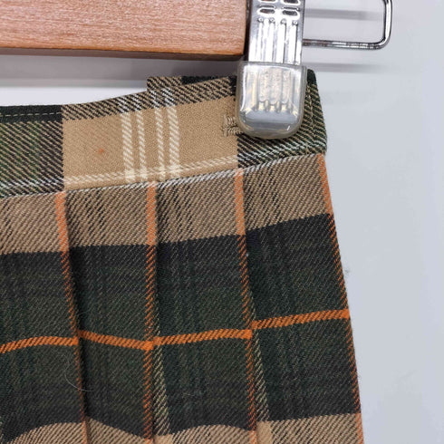 ザスコッチハウス The Scotch House チェック ウール プリーツスカート レディース 7Y1