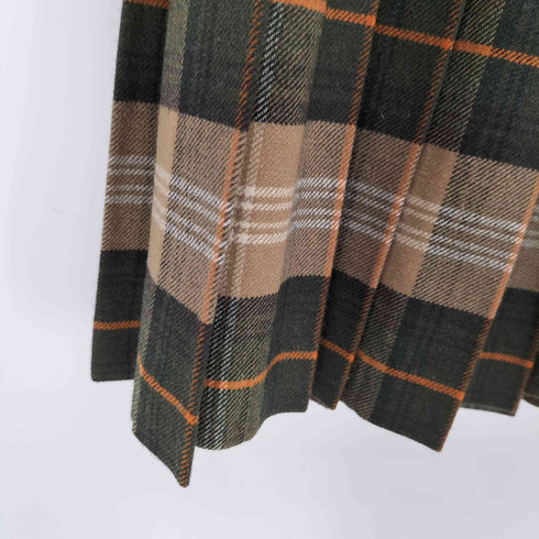 ザスコッチハウス The Scotch House チェック ウール プリーツスカート レディース 7Y1