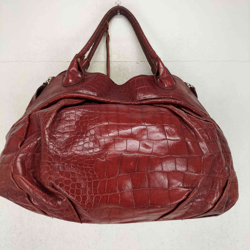 フルラ FURLA MADE IN ITALY クロコ型押し トートバッグ レディース