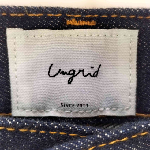 アングリッド Ungrid センタープレスストレートデニム レディース 24INCH