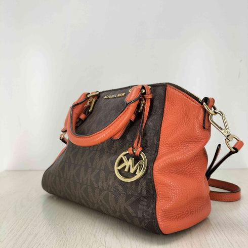 マイケルコース Michael Kors MKロゴ モノグラム総柄2WAYハンドバッグ レディース