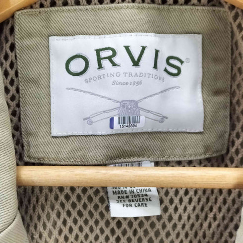 オービス ORVIS 90S ダック地 裏地メッシュ 2B シングルブレスト テーラード ジャケット ハンティング ジャケット メンズ 46