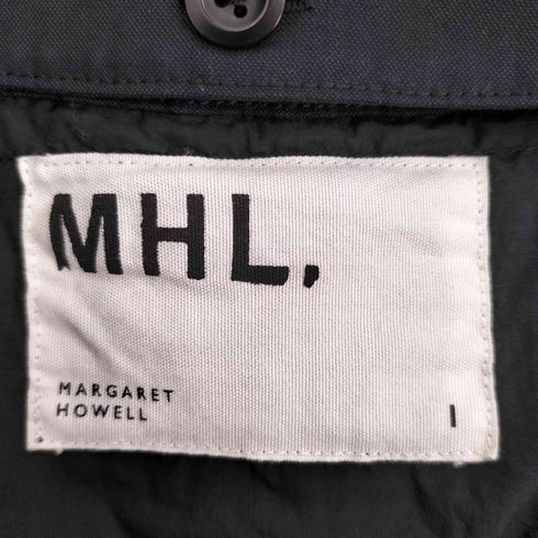 エムエイチエル MHL. COTTON NYLON CANVAS ダウンライナー付きステンカラーコート レディース JPN:1