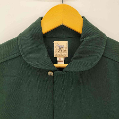 ダファー DUFFER 70S by J.G HOOK TALONジップ ショールカラー ジップアップ コットン ツイル ハンティング ジャケット ウエストドローコード メンズ 10
