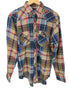 ラングラー Wrangler 80S USA製 紺タグ REGULAR FIT 701 80MW マルチカラー マドラスチェック ウエスタン シャツ メンズ 16 1/2×35