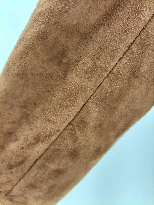 MONOGRAM OUTFITTERS } }70-80S USA製 スエード レザー ジップアップ トラッカー ジャケット ロケット TALON ZIP メンズ US:38