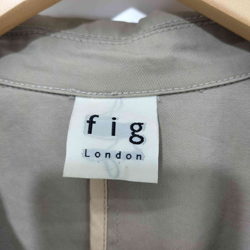 フィグロンドン fig London トレンチコート ジャケット レディース F