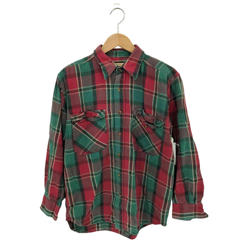 ウールリッチ WOOLRICH 90s マドラスチェック フランネルチェック 長袖シャツ メンズ M