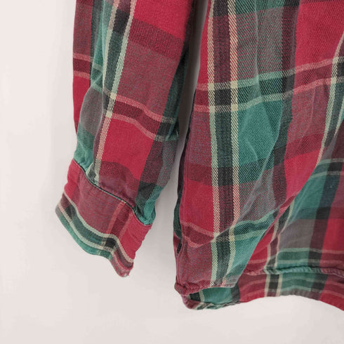 ウールリッチ WOOLRICH 90s マドラスチェック フランネルチェック 長袖シャツ メンズ M