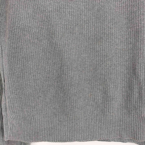 エディーバウアー Eddie Bauer 00S Vガゼット ハイゲージ コットン ニット メンズ import:XL
