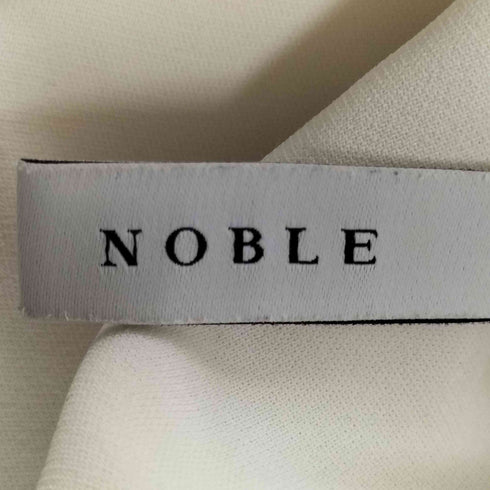 ノーブル Noble エステルダブルクロスクルーネックブラウス レディース FREE