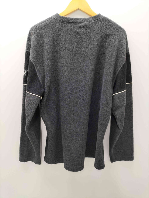 トミージーンズ tommy jeans 90S 前Vガゼット プルオーバー ボア フリース スウェット メンズ L/G