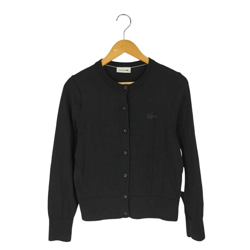ラコステ LACOSTE エッセンシャルクルーネックニットカーディガン レディース EUR:38
