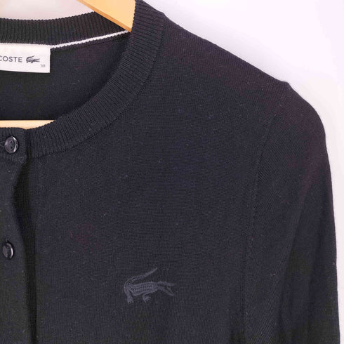 ラコステ LACOSTE エッセンシャルクルーネックニットカーディガン レディース EUR:38