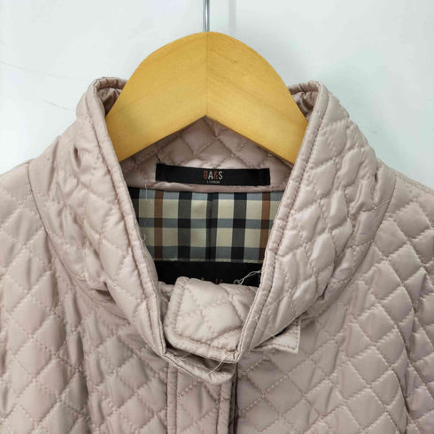 ダックス DAKS スタンドカラーキルティングコート レディース 40