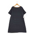イッセイミヤケ ISSEY MIYAKE マルチプリーツ ボーダー ボートネック ワンピース レディース JPN:2