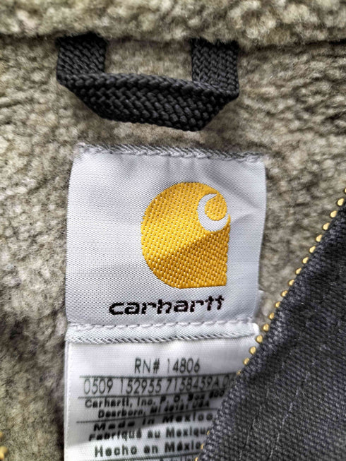 カーハート Carhartt 2009年製 00S Sierra Jacket シエラ ジャケット ダック地 ジップアップ フーデッド ジャケット 裏地ボア メンズ import:XL