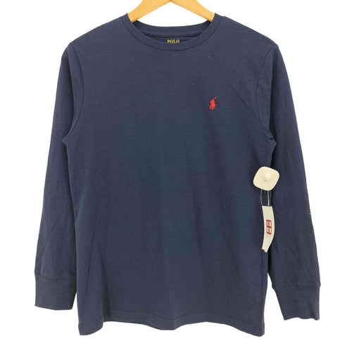 ポロラルフローレン POLO RALPH LAUREN ポニー刺繍 長袖クルーネックTシャツ レディース import:M