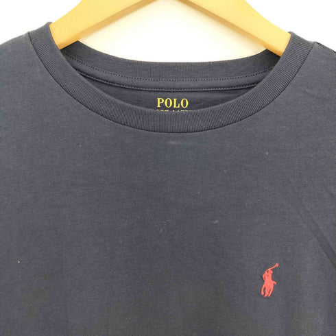 ポロラルフローレン POLO RALPH LAUREN ポニー刺繍 長袖クルーネックTシャツ レディース import:M