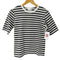 アニエスベー agnes b. クルーネック半袖ボーダーTシャツ レディース