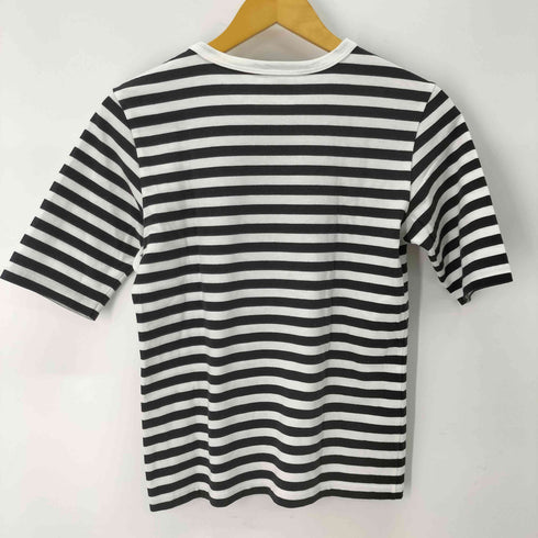 アニエスベー agnes b. クルーネック半袖ボーダーTシャツ レディース